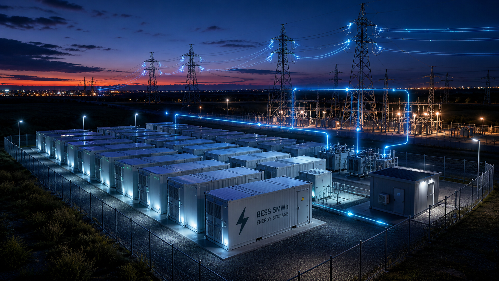 Solar Assist — BESS 5 МВт·год, підстанція