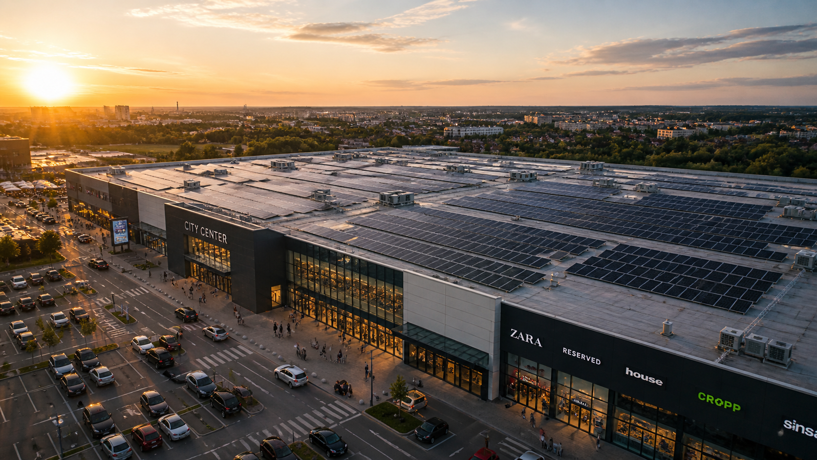 Solar Assist — ТРЦ, дахова СЕС 500 кВт